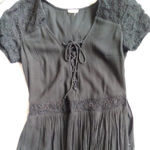 Hollister Black Lace Dress